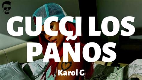 letra de la cancion gucci los paños